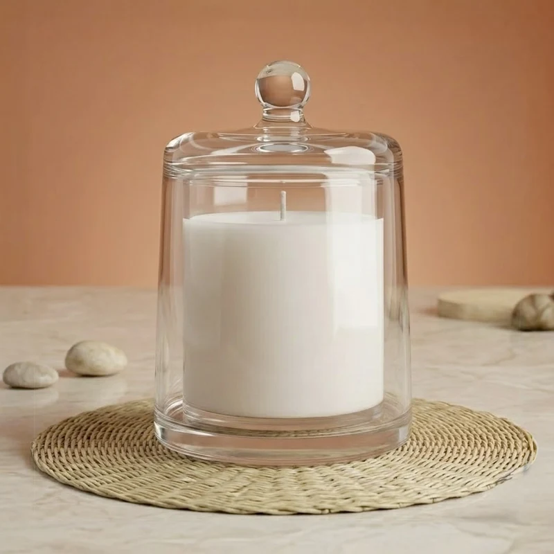 Verre bougie cloche Transparent - 210 ml