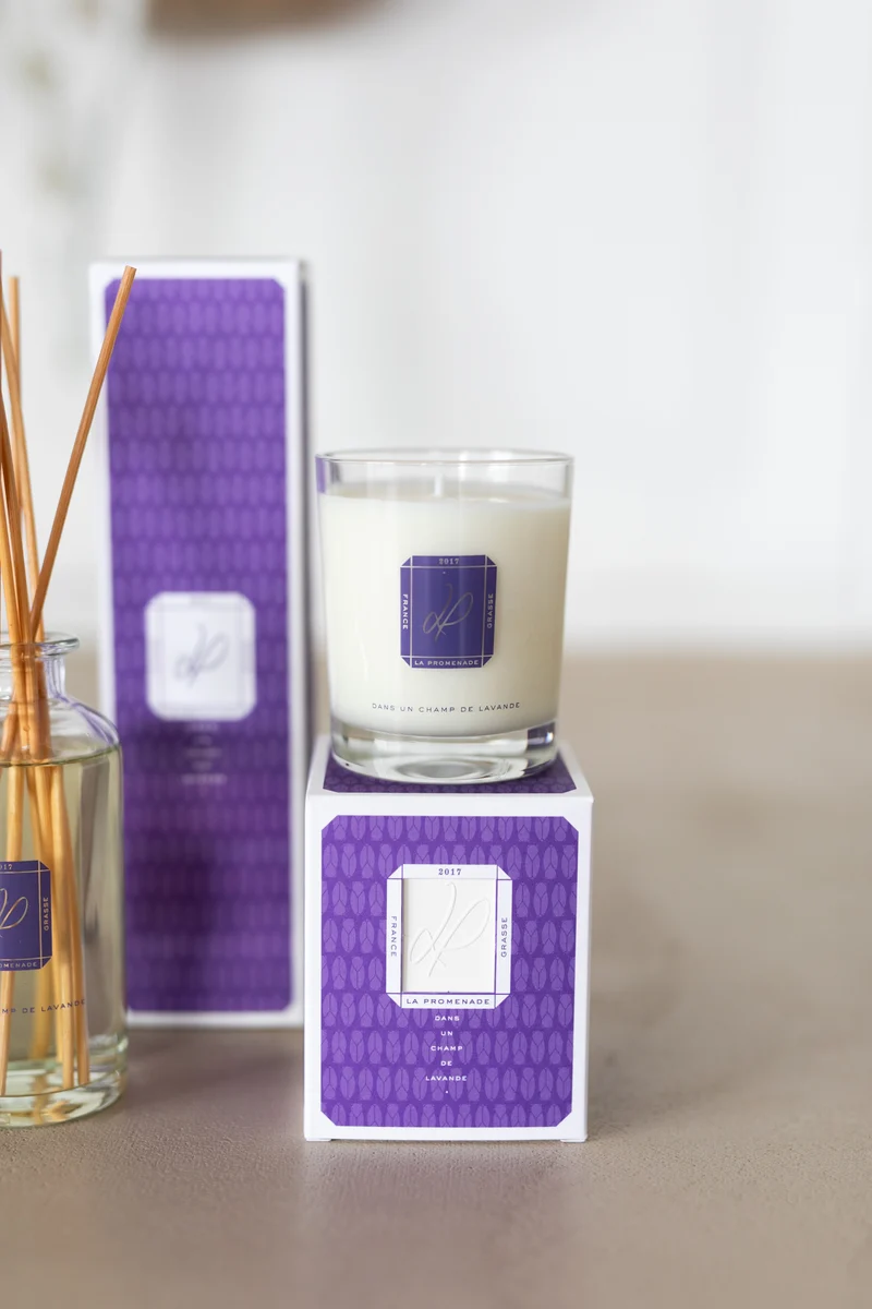 Dans un champ de lavande - Bougie parfumée