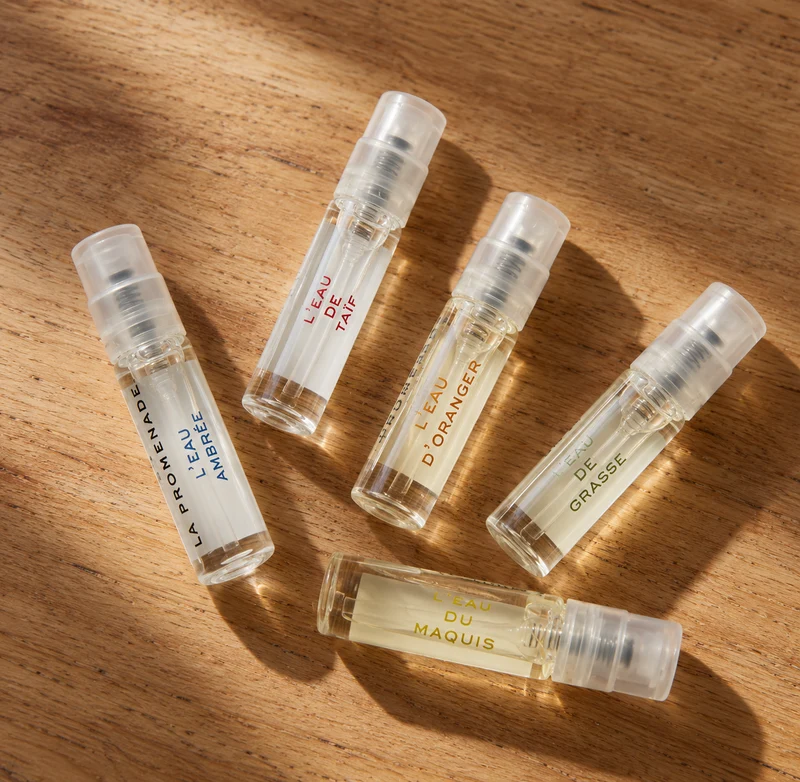 Coffret découverte – 5 échantillons d’eaux de parfum 2 mL