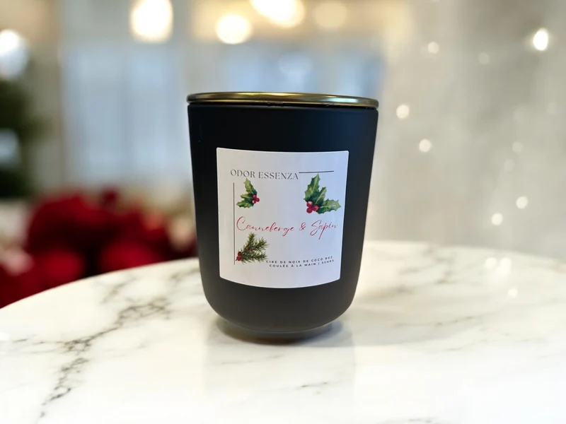 Bougie parfumée Canneberge & Sapin