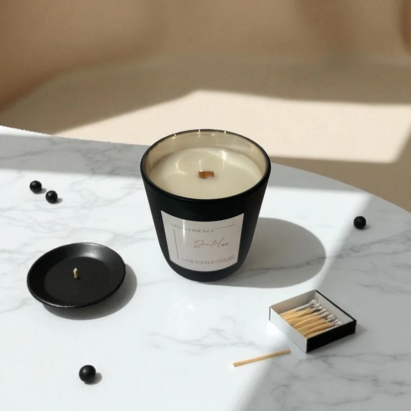 Santal N.8 Bougie parfumée artisanale