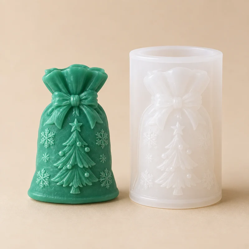 Stampo in Silicone Sacco Regalo con Albero
