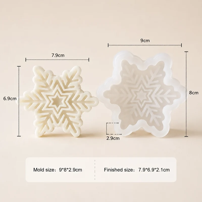 Stampo in Silicone Fiocco di Neve