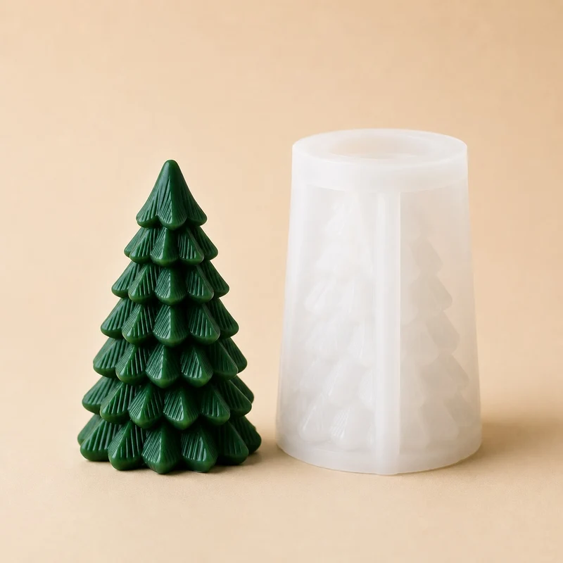 Stampo in Silicone Albero di Natale Stilizzato