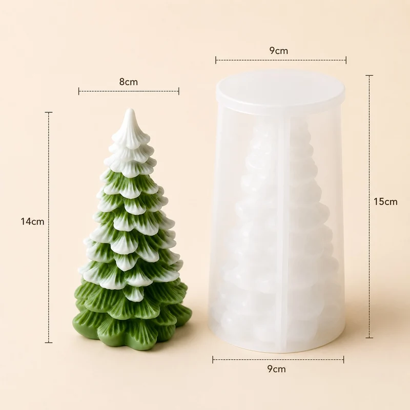 Stampo in Silicone Albero di Natale Classico