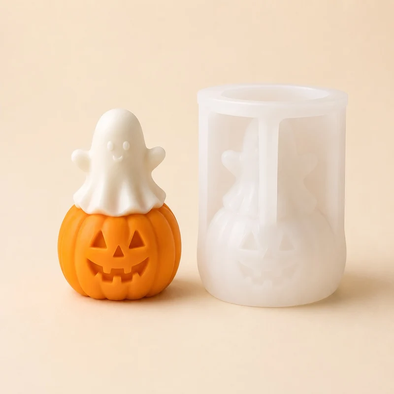 Stampo in Silicone Zucca con Fantasmino