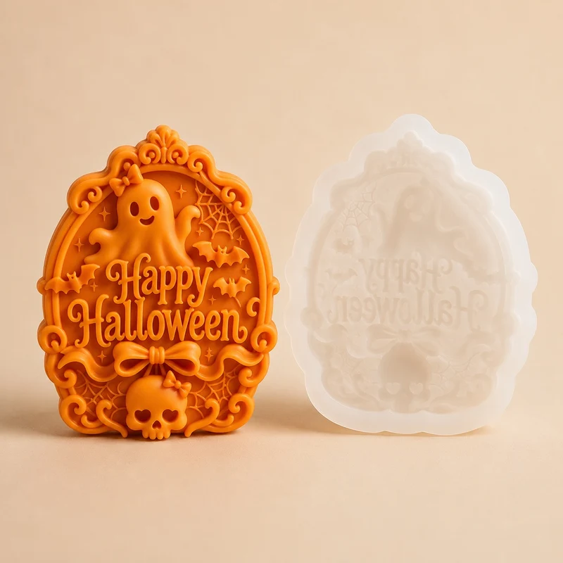 Stampo in Silicone Targa Happy Halloween