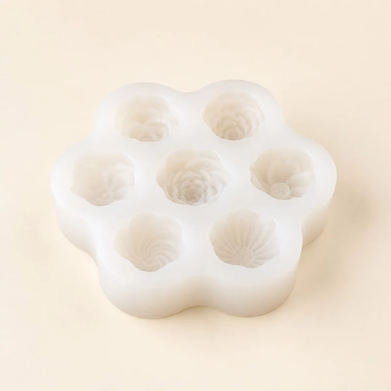 Stampo in Silicone Fiori Assortiti