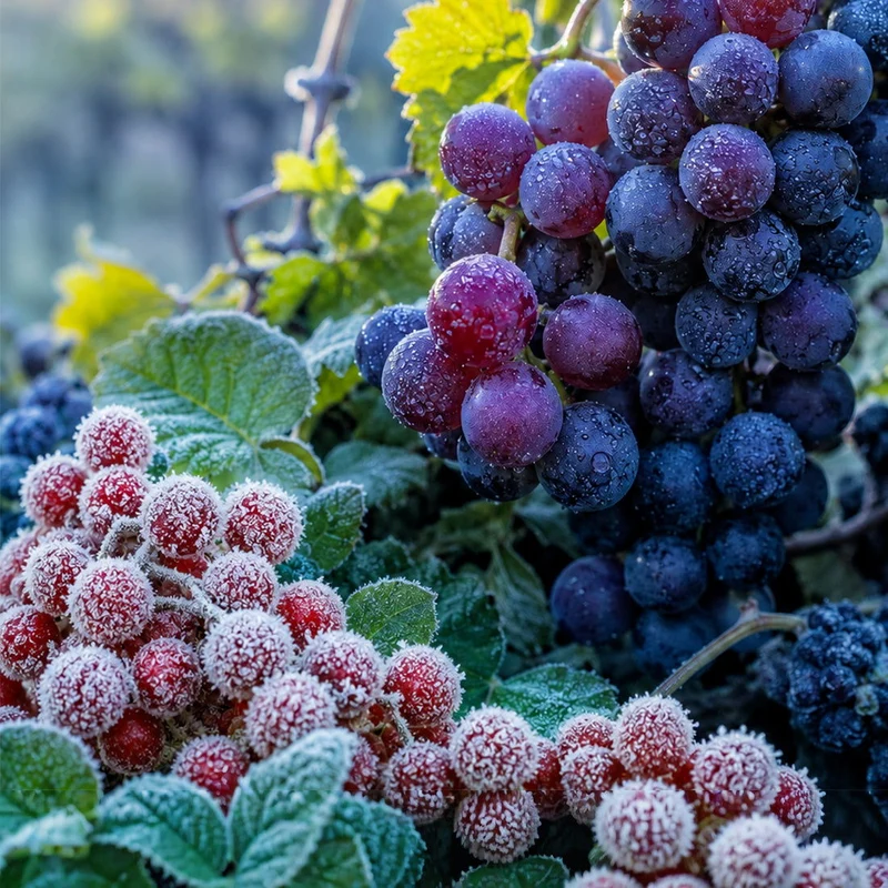 Baies givrées et raisin - Parfum pour bougie