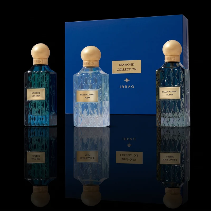 Coffret Blue Diamond – Ibraheem Al Qurashi - 3 x 75ml