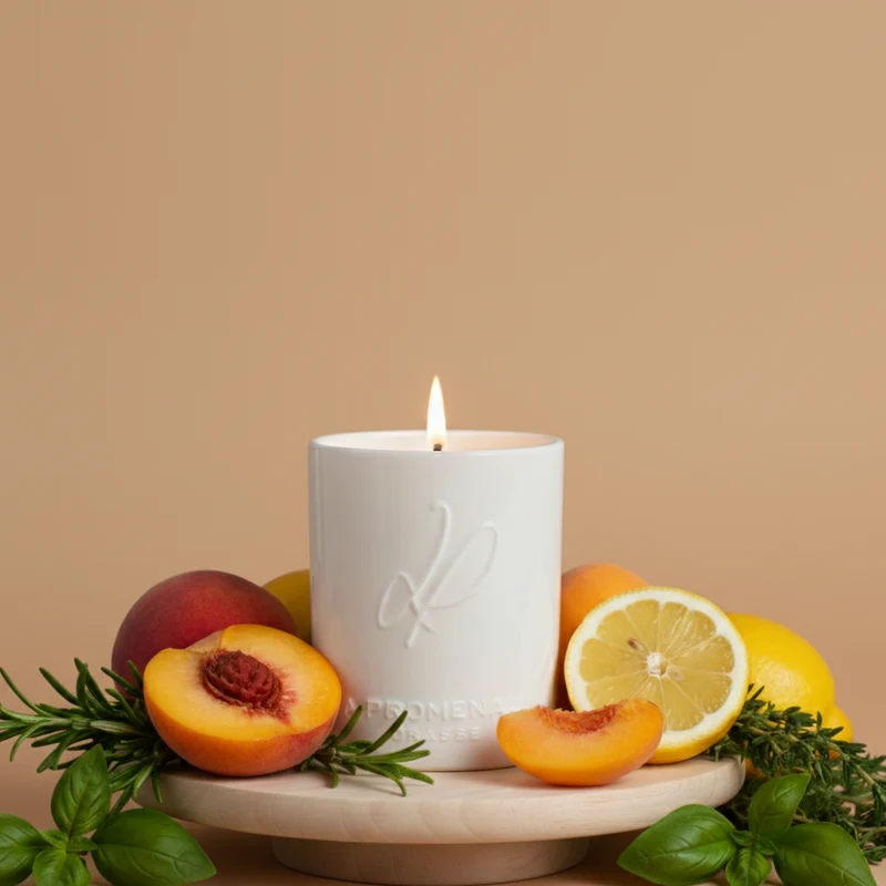 Dans un verger provençal - Bougie parfumée céramique