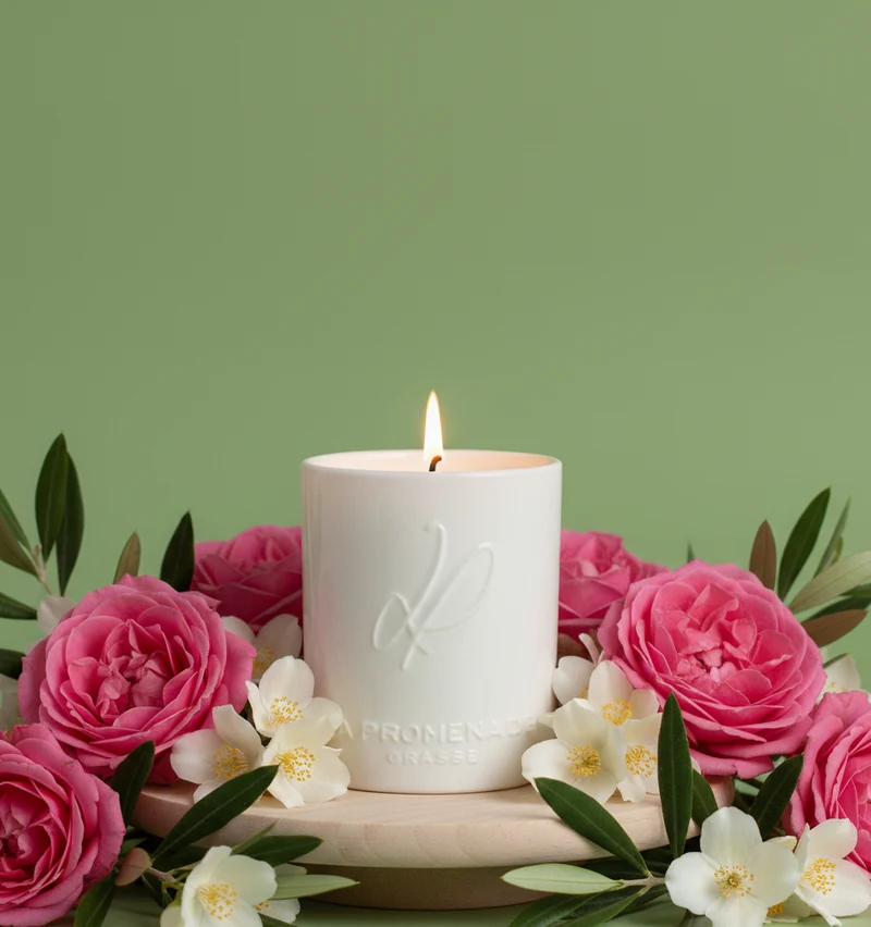 Dans un jardin de Grasse - Bougie parfumée céramique