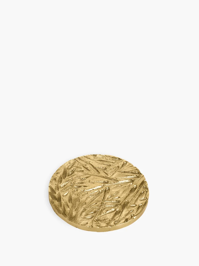Couvercle pour bougie Feuillage Bronze - Pour bougies classiques