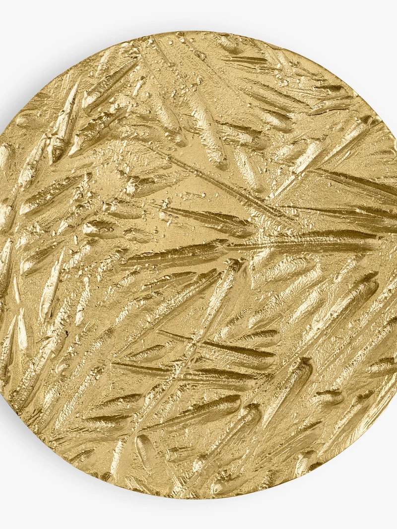 Couvercle pour bougie Feuillage Bronze - Pour bougies classiques
