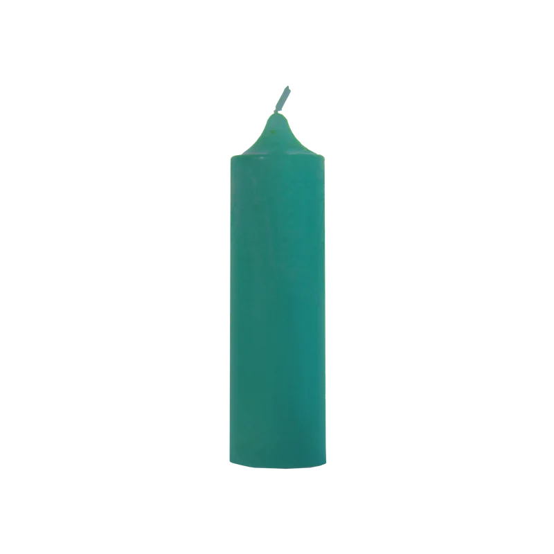 Bougie déco vert