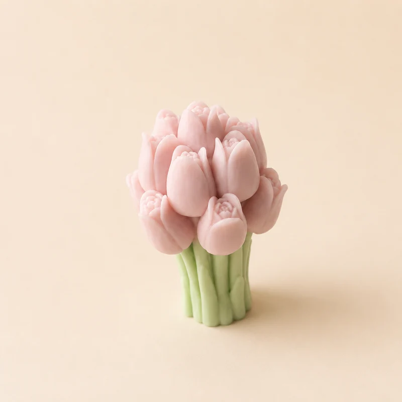 Stampo in Silicone Bouquet di Tulipani
