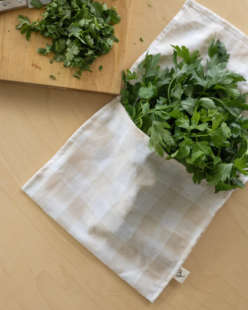 Sac de conservation pour fines herbes & laitue