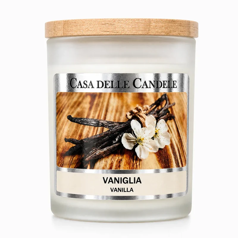 Candela alla Vaniglia in cera di soia