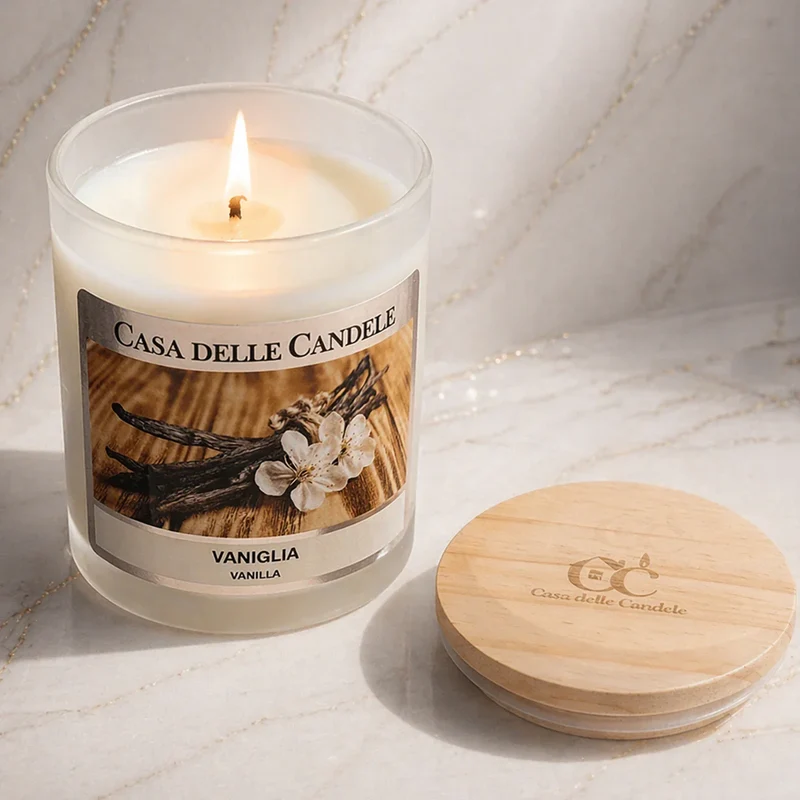 Candela alla Vaniglia in cera di soia