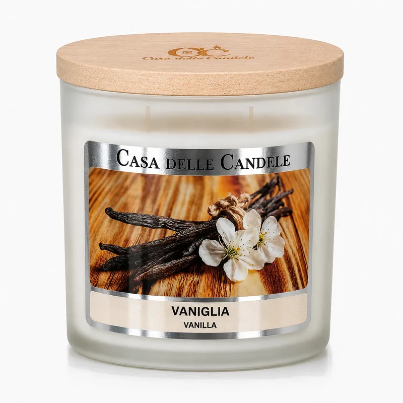 Candela alla Vaniglia in cera di soia