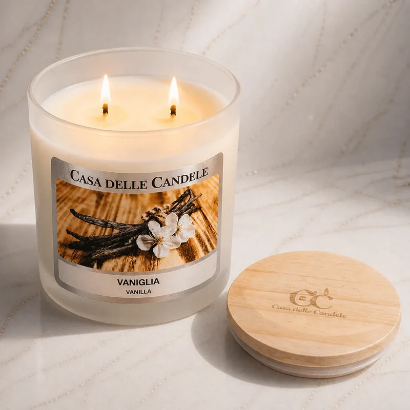 Candela alla Vaniglia in cera di soia