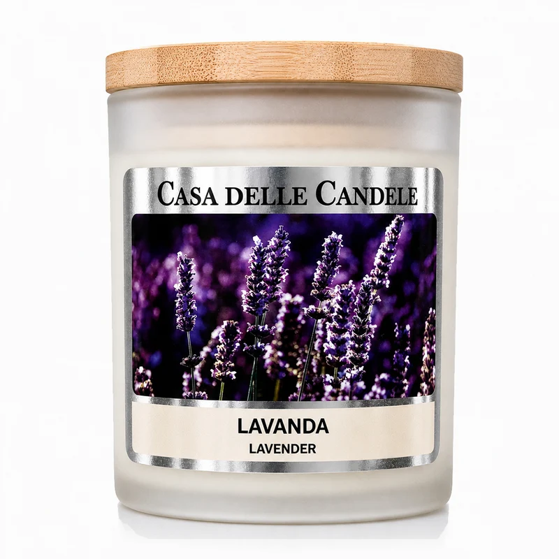 Candela alla Lavanda in cera di soia
