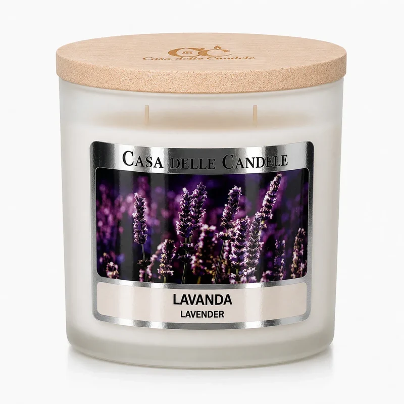 Candela alla Lavanda in cera di soia