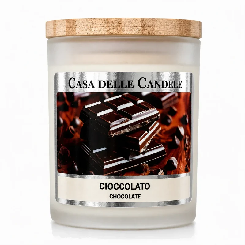 Candela al Cioccolato in cera di soia