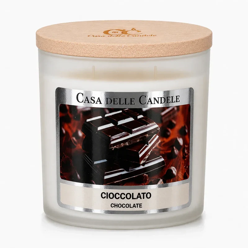 Candela al Cioccolato in cera di soia
