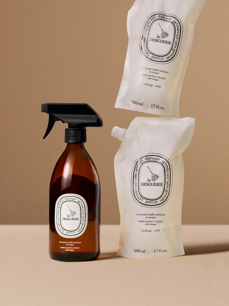 La Droguerie - Recharge pour nettoyant multi-surfaces au vinaigre