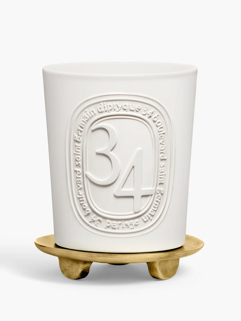 Socle en bronze - Pour grandes bougies