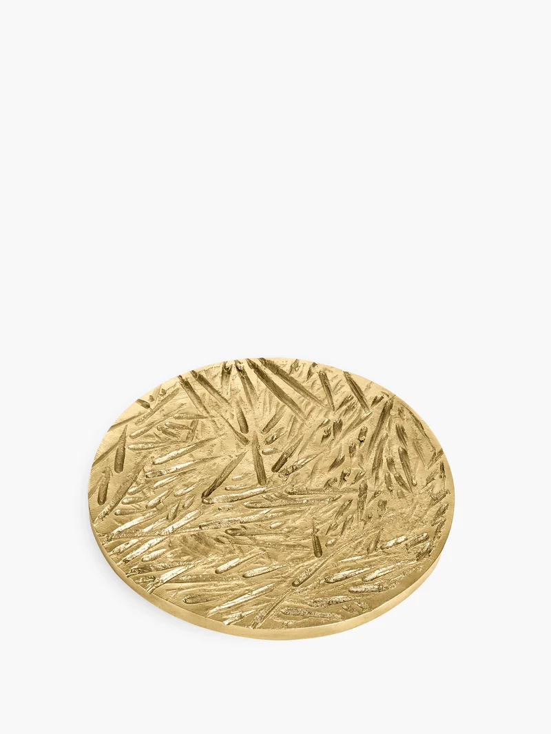 Couvercle de bougie Feuillage Bronze - Pour grandes bougies