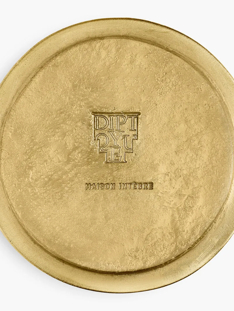 Couvercle pour bougie Feuillage Bronze - Pour bougies moyen modèle