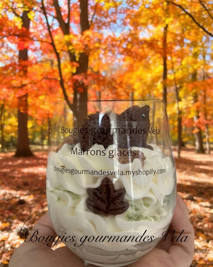 Bougie gourmande Bougie hérissons automne Bougie parfumée Bougie noel Bougie chantilly Bougie artisanale Bougie végétale Idée cadeau