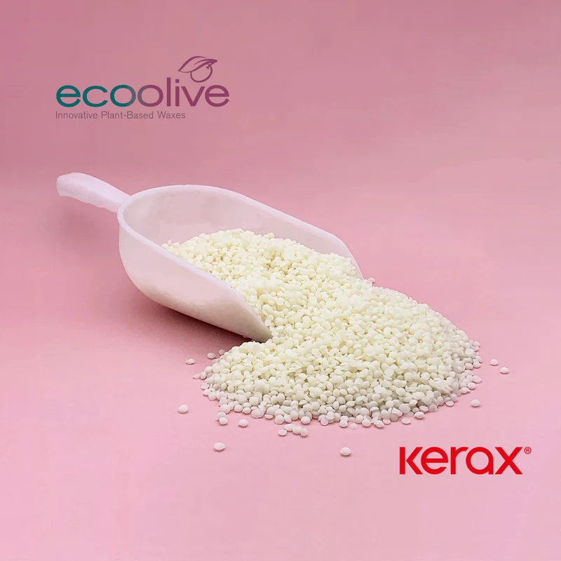 Cire d'olive en pastilles KERAX Ecoolive pour bougies coulées