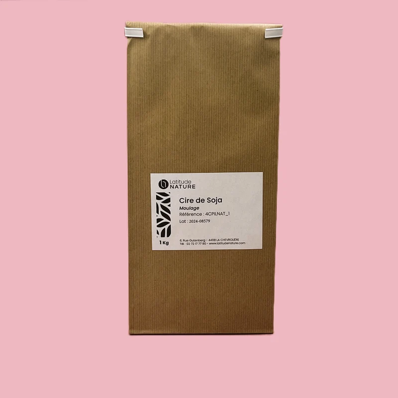 Cire de soja PILNAT en pastilles pour bougies moulées et fondants