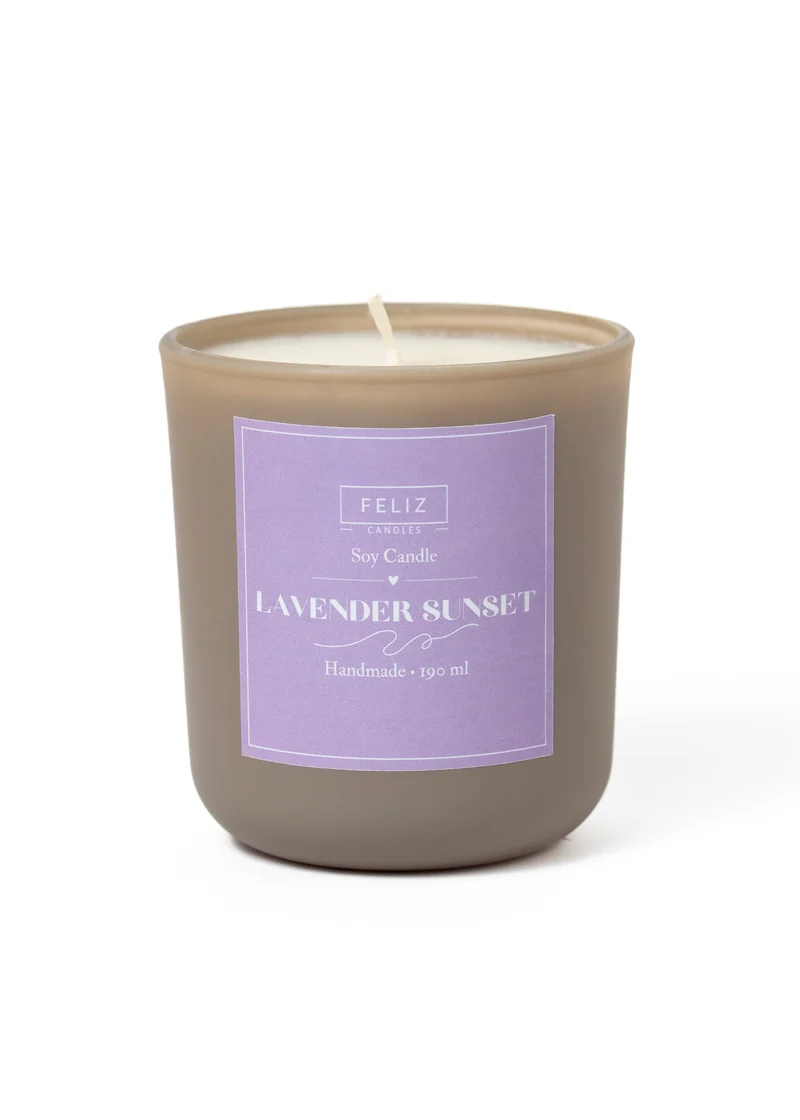 Sojakerze Lavender Sunset