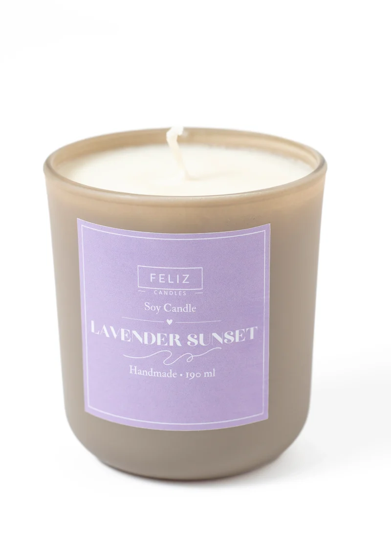 Sojakerze Lavender Sunset