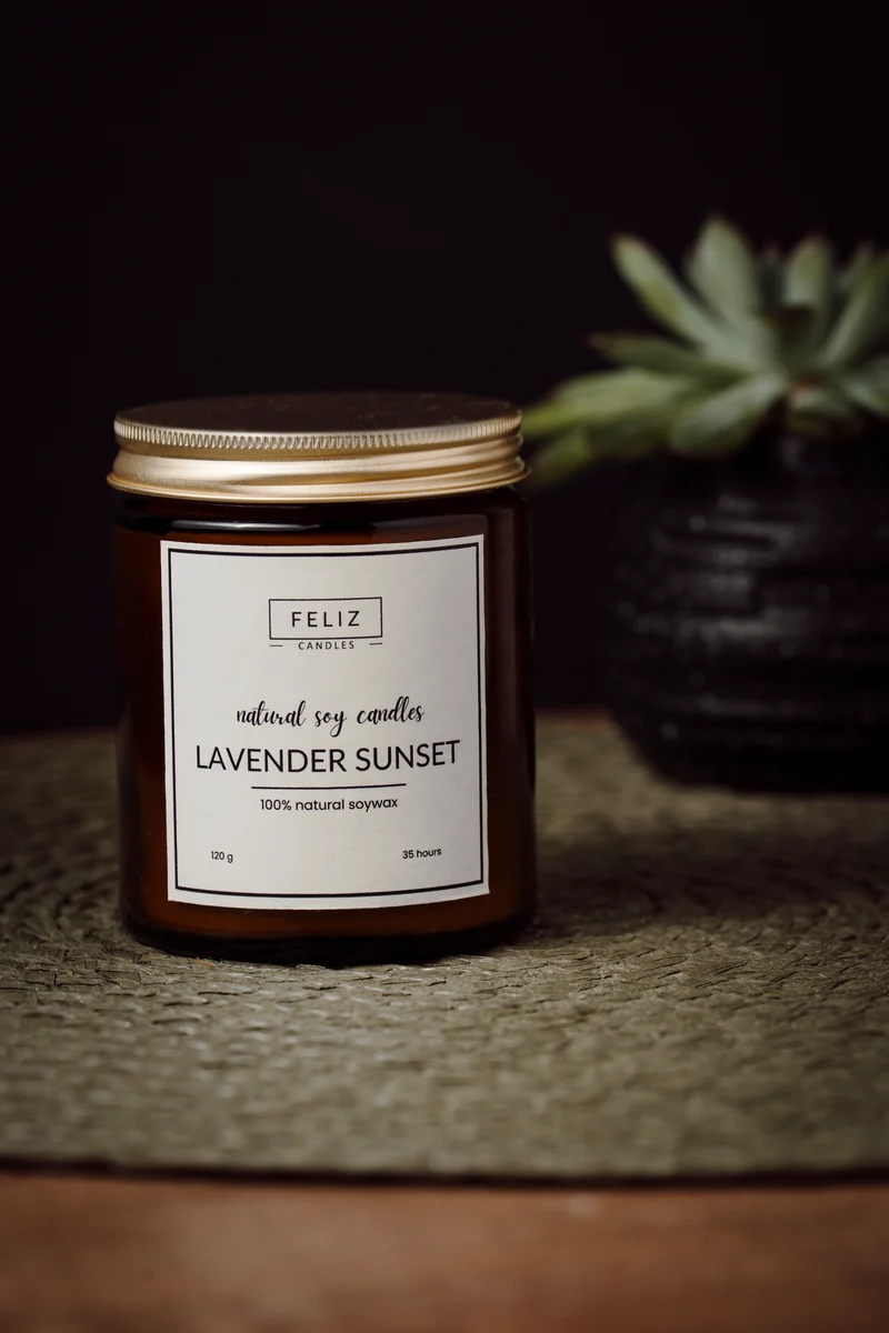 Sojakerze Lavender Sunset