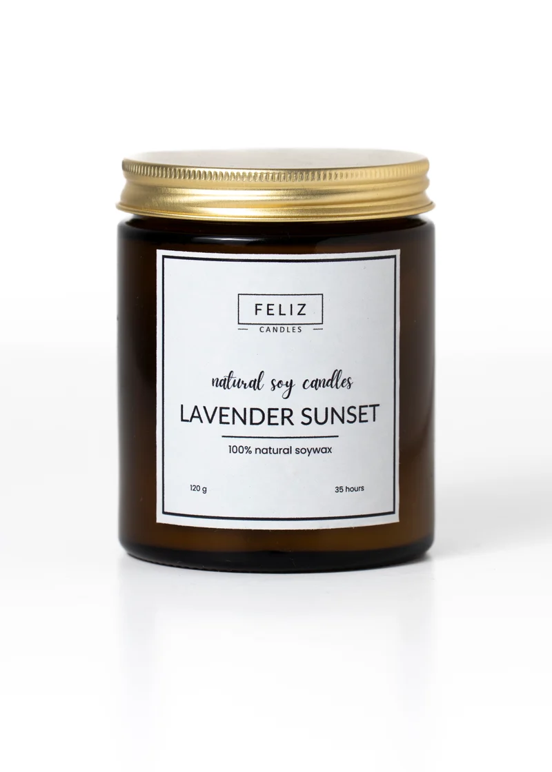 Sojakerze Lavender Sunset