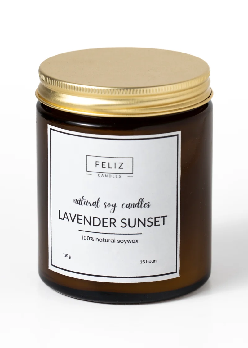 Sojakerze Lavender Sunset