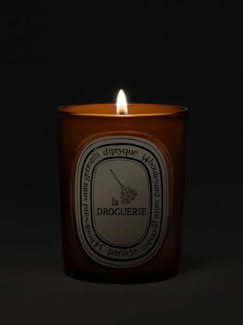La Droguerie - Bougie anti-odeurs au basilic