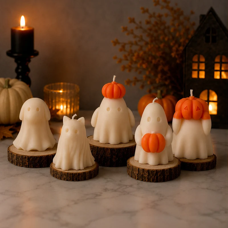 Lot découverte - Moules bougie Frisson d'Halloween