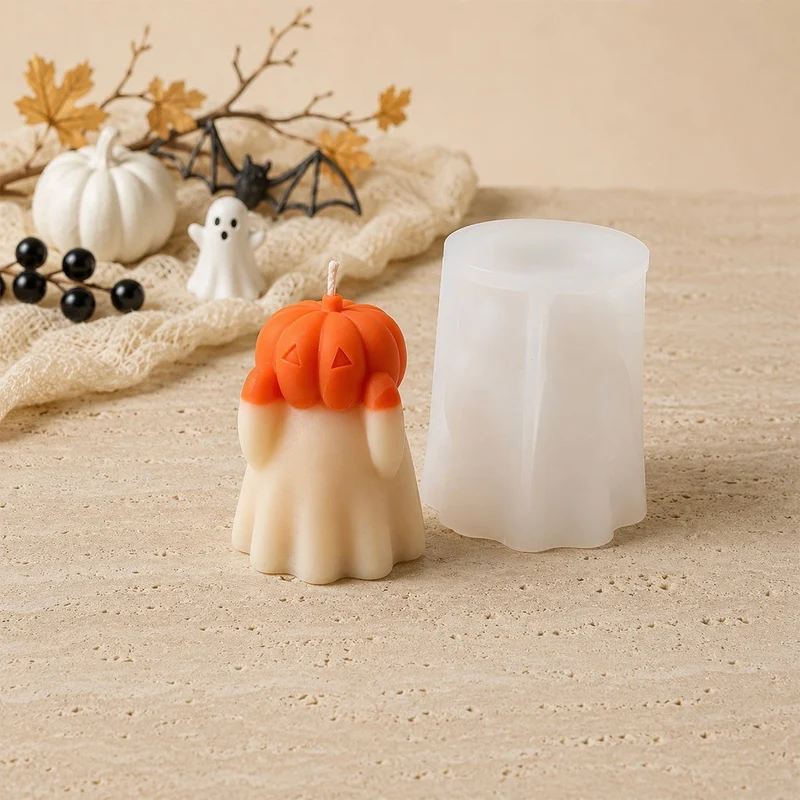 Moule bougie Fantôme farceur - Silicone