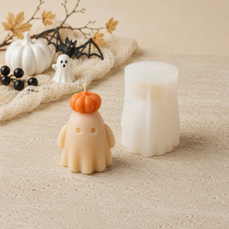 Moule bougie Fantôme roi - Silicone