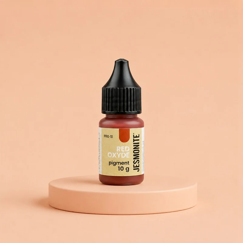 Pigment rouge oxyde pour Jesmonite
