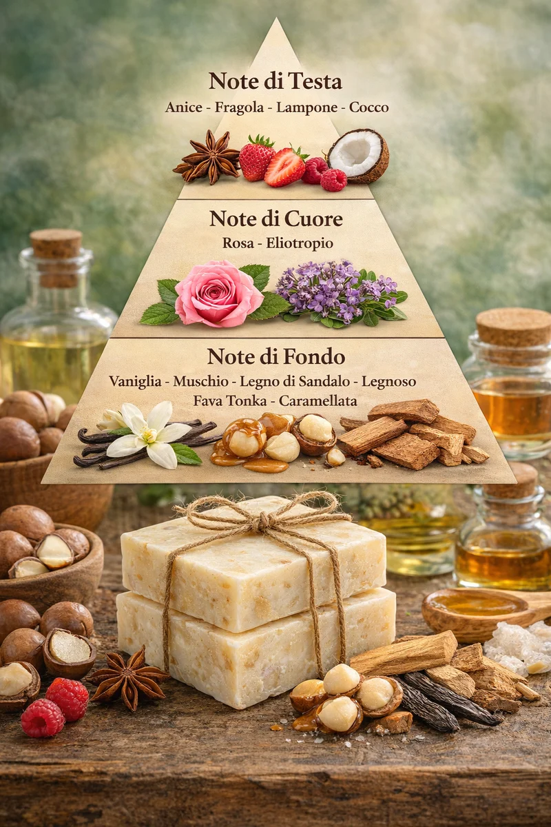 Fragranza per sapone: Argan & Noce di Macadamia