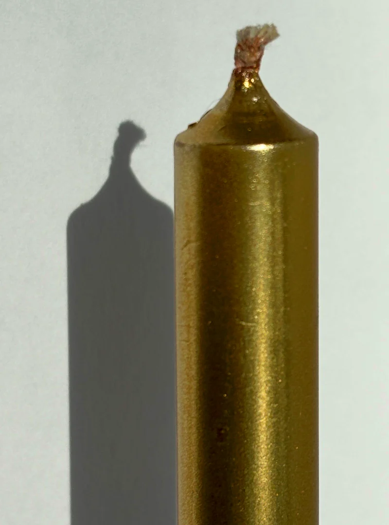 Vernice per candele oro lucido a base solvente