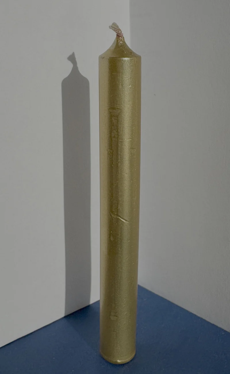 Vernice per candele oro lucido a base solvente