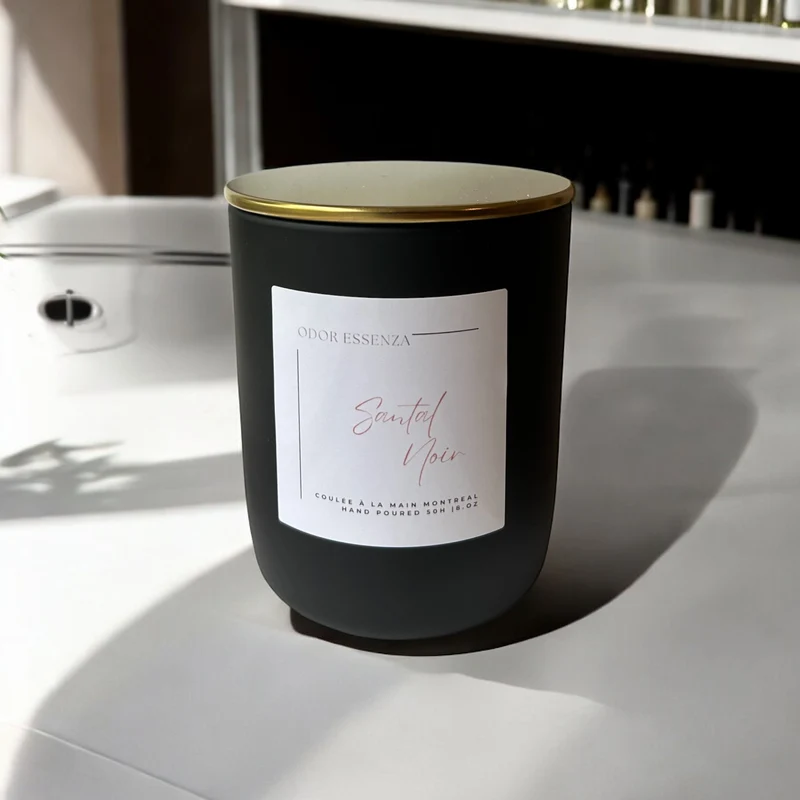 Santal Noir Bougie parfumée artisanale